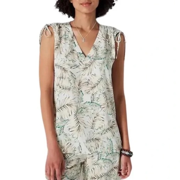 🌴J Jill - NWT Tank Top with Tropical Pattern - Size 3x - Picture 4 of 12